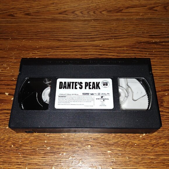 Dante's Peak (VHS, 1997, Universal Pictures) Pierce Brosnan Linda Hamilton - Picture 6 of 6